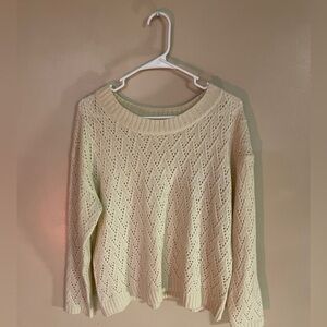 Women’s cream sweater